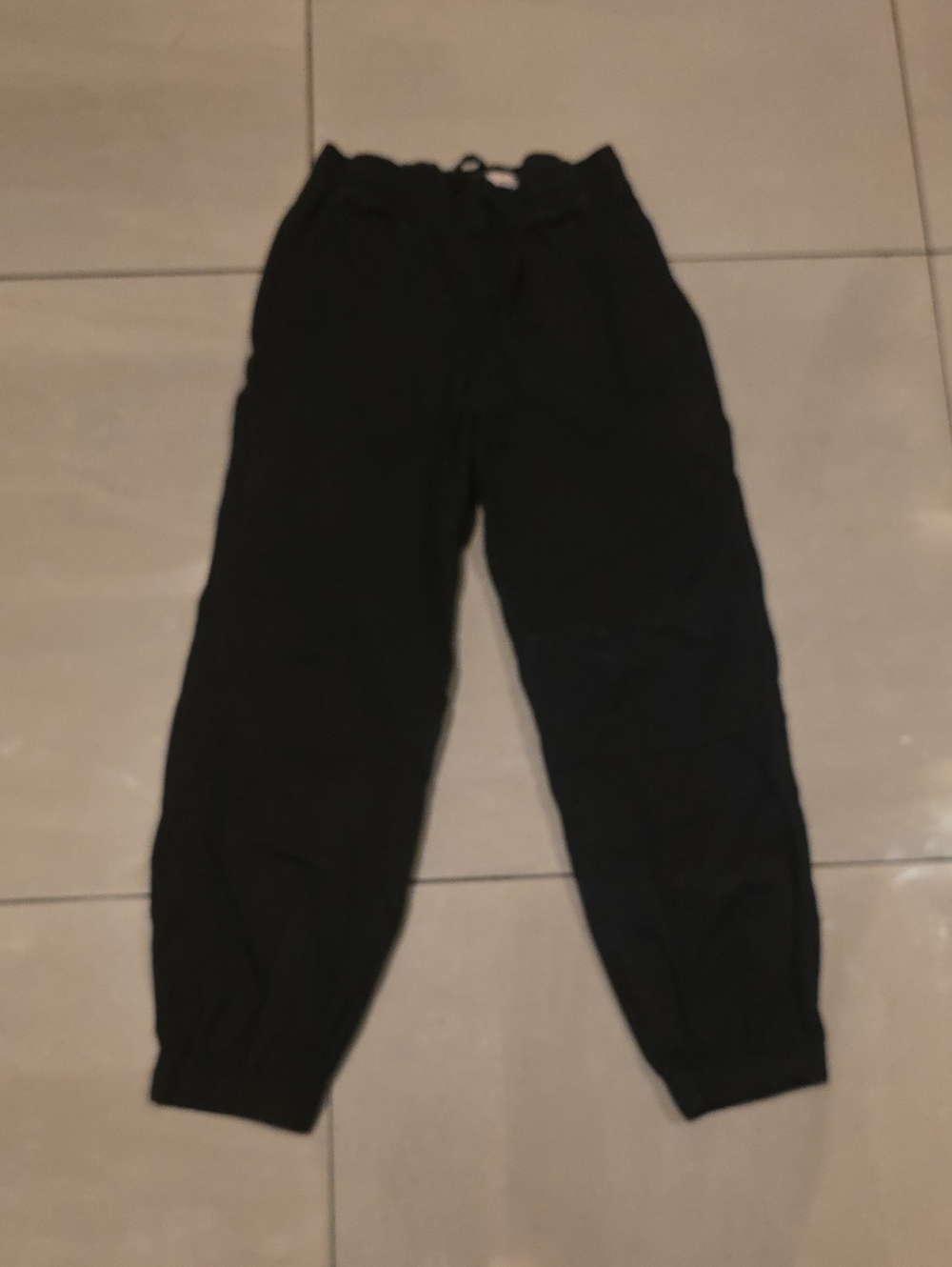 SO Black Jogger  Elastic Cuffs